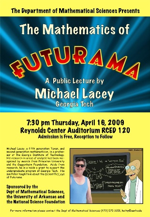 SLS 2009 Public Lecture poster