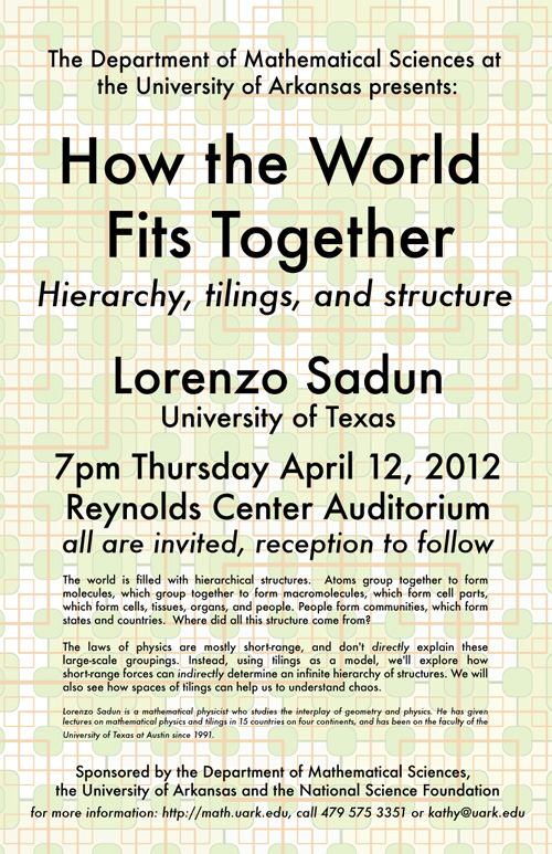 2012 SLS public lecture poster