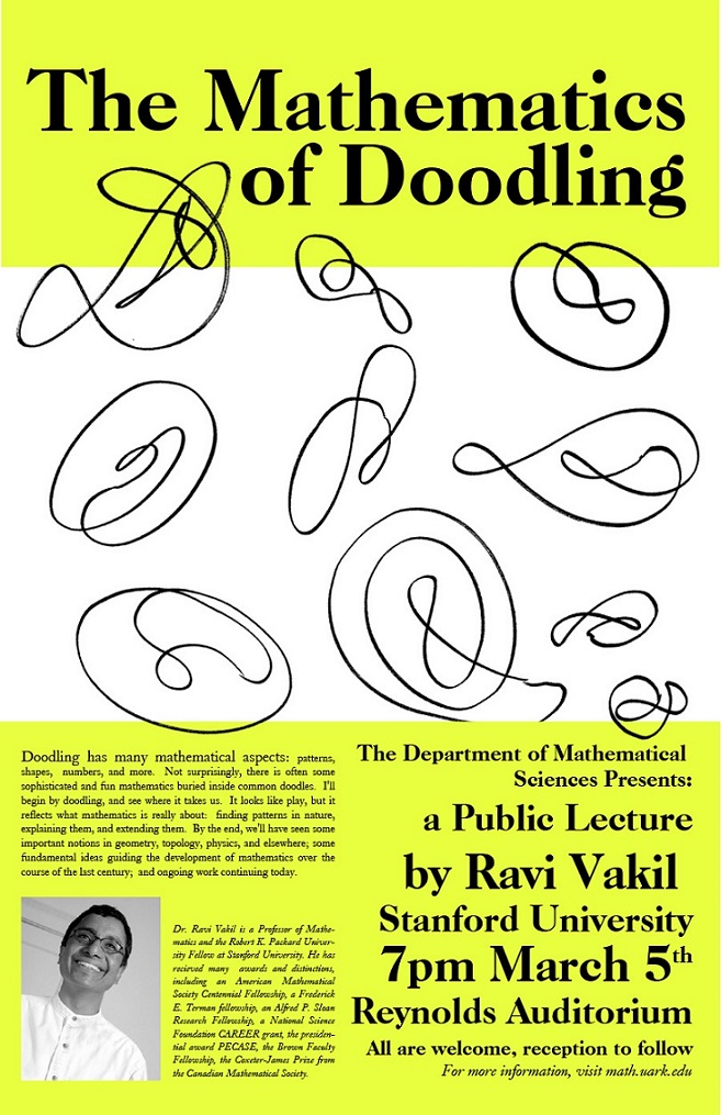 2015 Spring Lecture Series Public Lecture poster