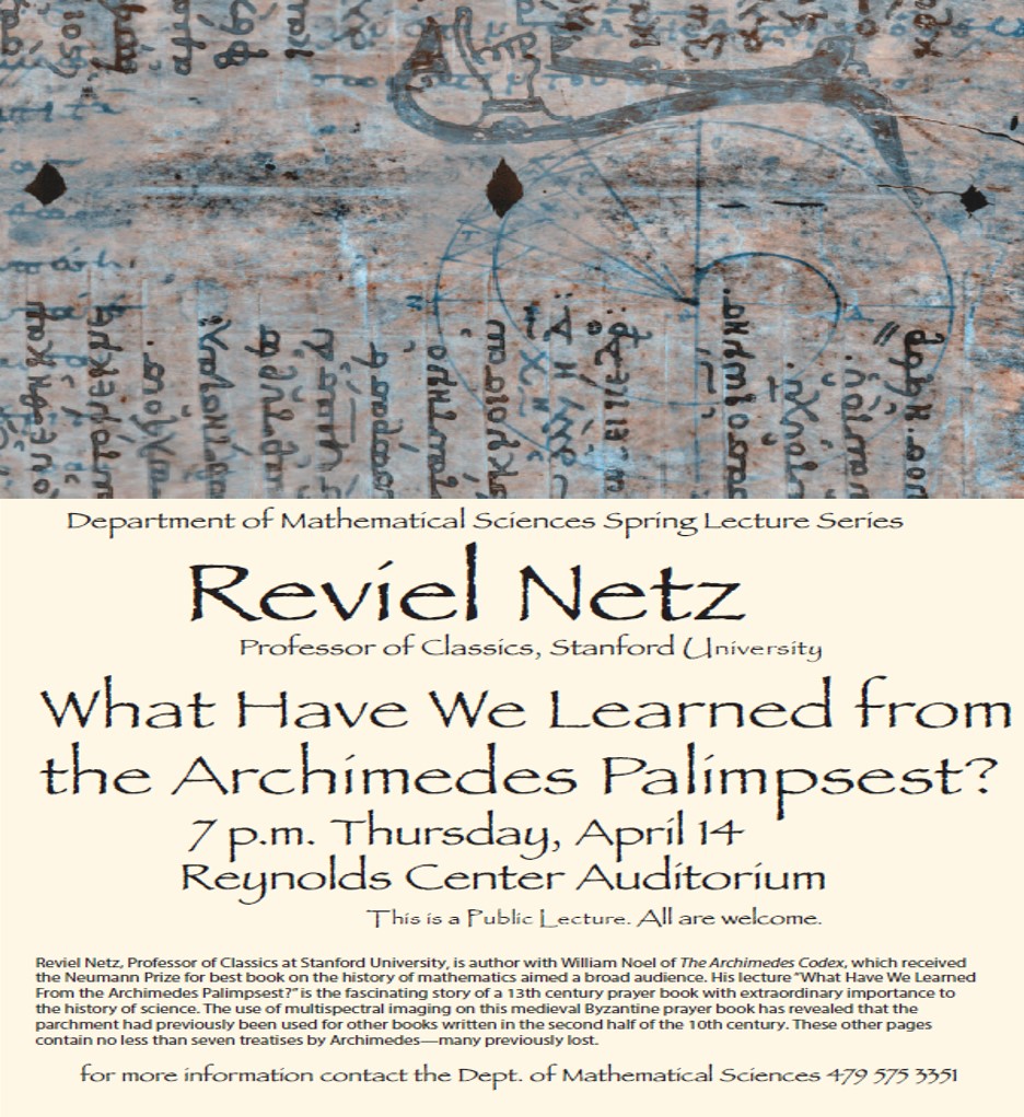  2016 SLS Public Lecture poster